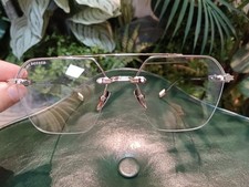 Occhiali semi-rimless argento
