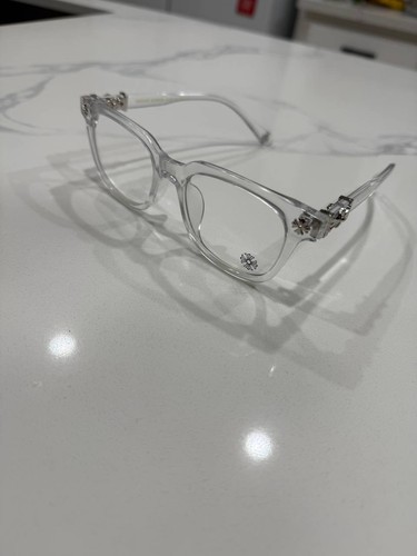 Occhiali cuori cromati bianchi